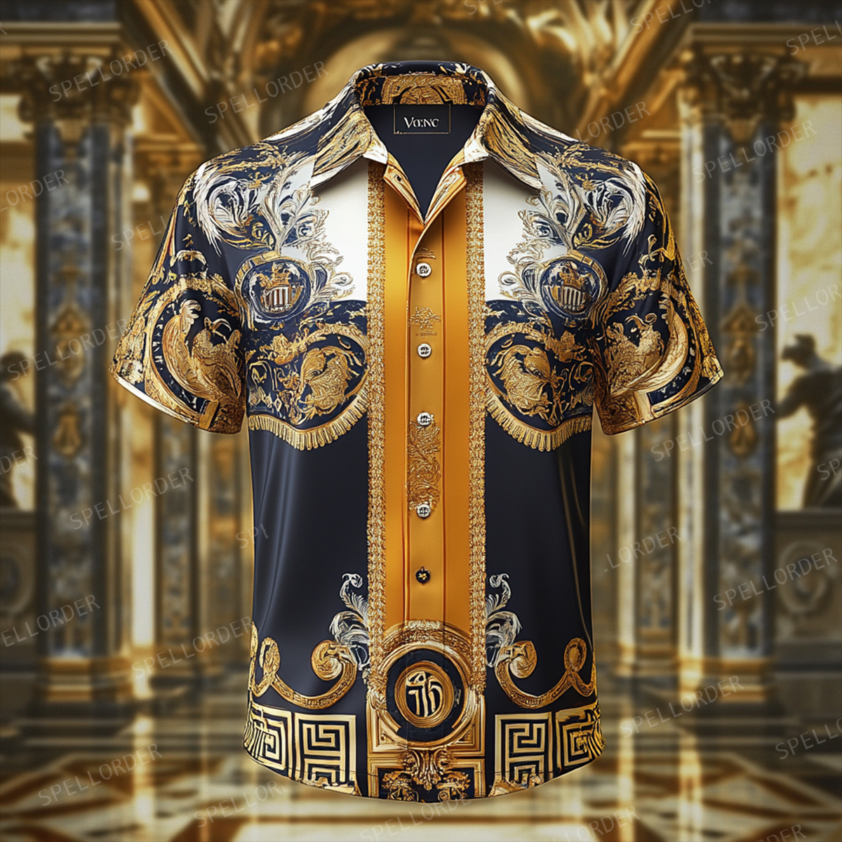 Perfect fit comfortable Luxury business party wedding banquet leisure vacation short sleeve shirt