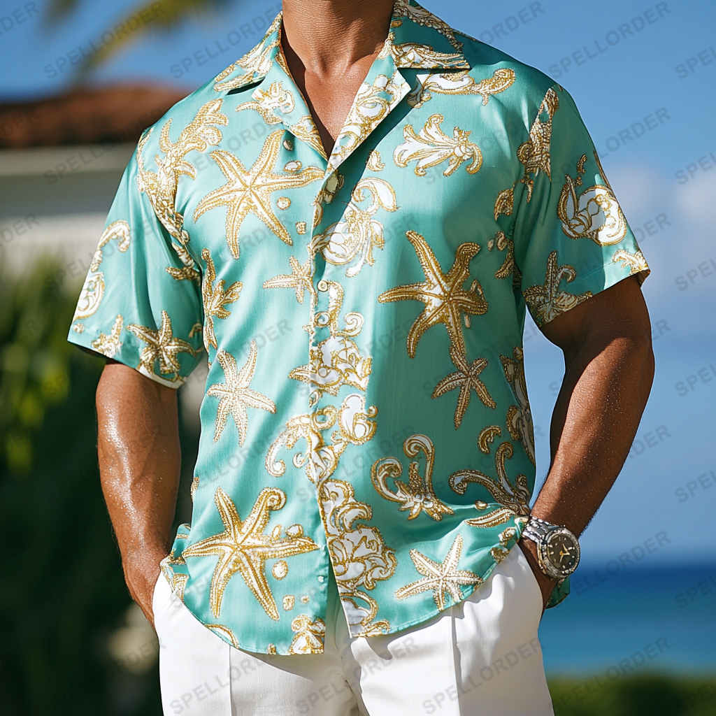 Supreme Comfort Luxe Soft Stretch Vacation Casual Hawaii Shirt 