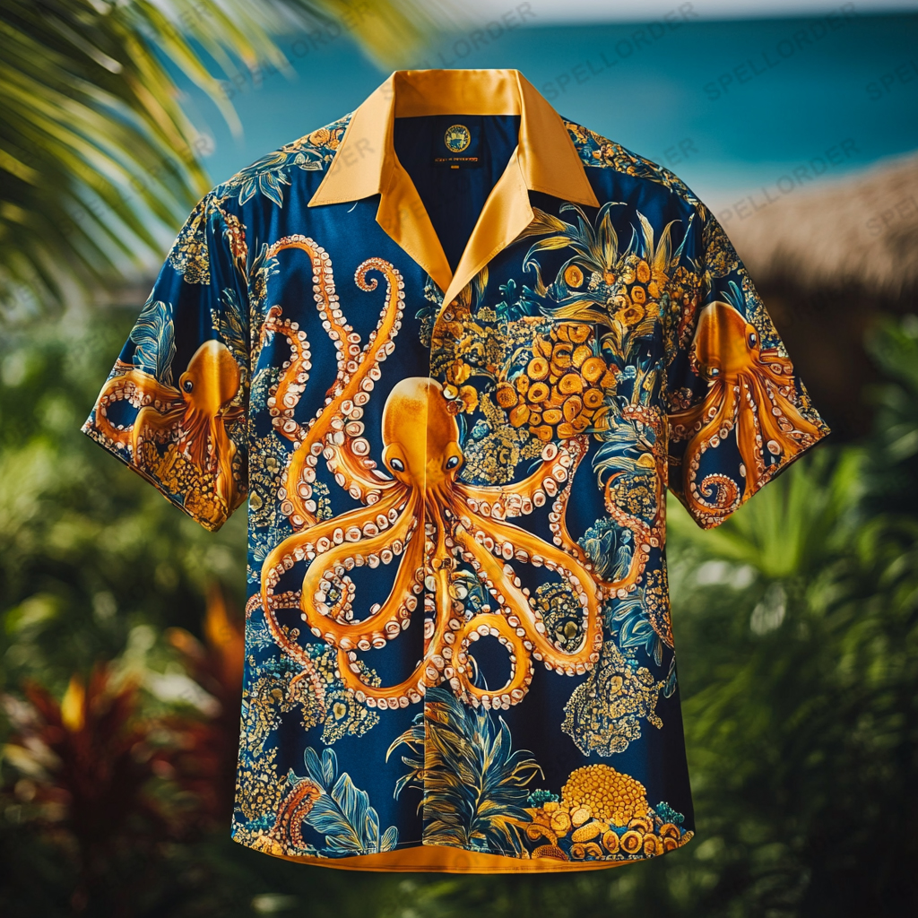 Supreme Comfort Luxe Soft Stretch Vacation Casual Hawaii Shirt 