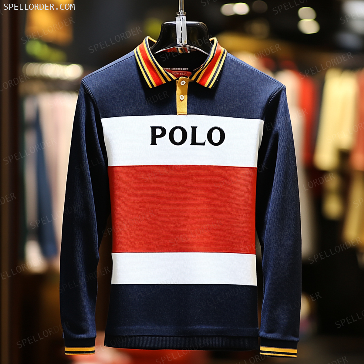 Classic comfortable business leisure vacation Long Sleeve Polo Shirts