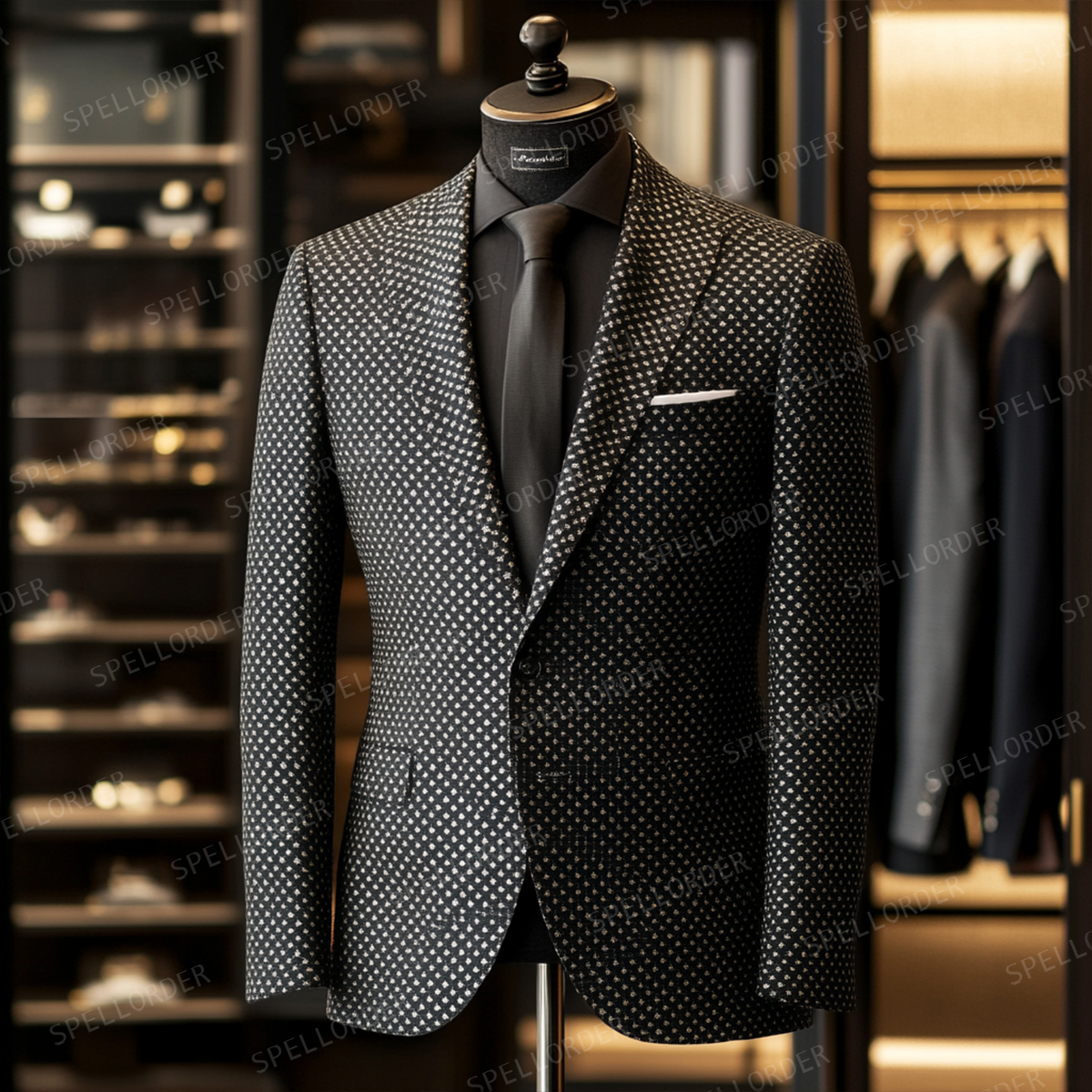 Men's Luxury Embroidery Business Casual Fashion Blazer Jacket Suit  Jacke Anzug