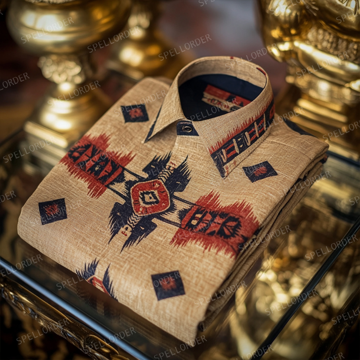 Men Classic Casual Linen Cotton Shirt