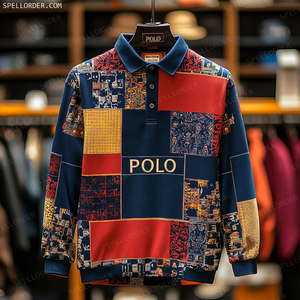 Classic comfortable business leisure vacation Long Sleeve Polo Shirts