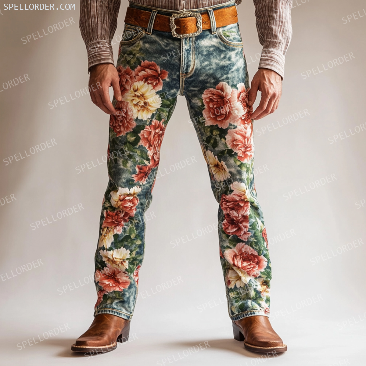 American western style jeans 