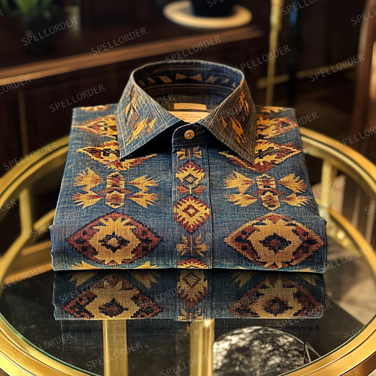 Men Classic Casual Linen Cotton Shirt