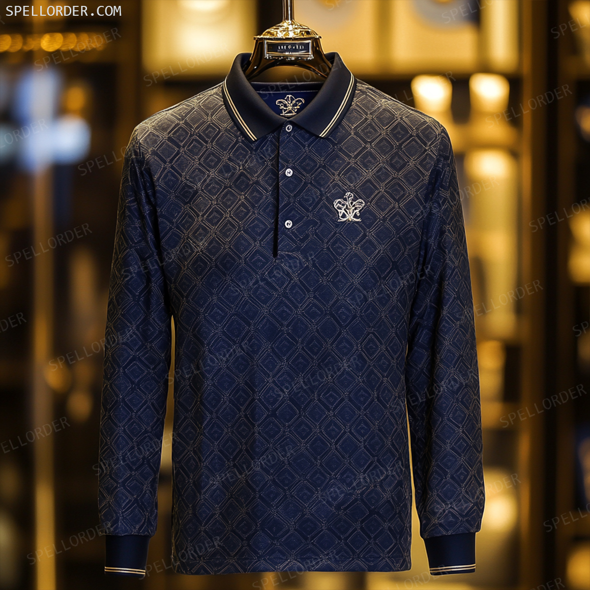 Classic comfortable business leisure vacation Long Sleeve Polo Shirts