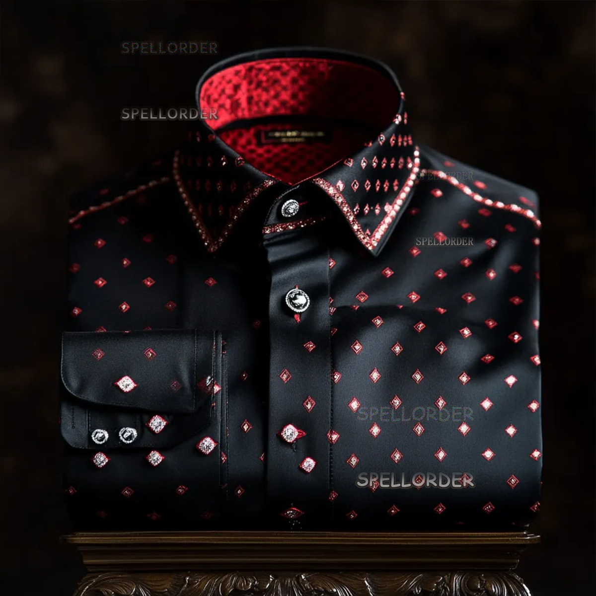 Perfect Fit Comfortable Luxurious Super Bowl Exclusive Design Pattern Casual vacation Long Sleeve Shirt