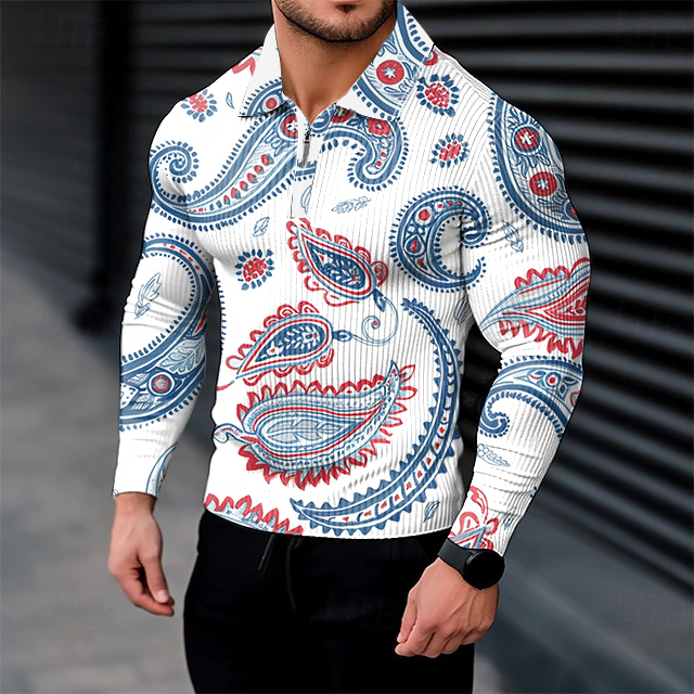 Perfect fit comfortable business leisure vacation Long Sleeve Polo Shirts