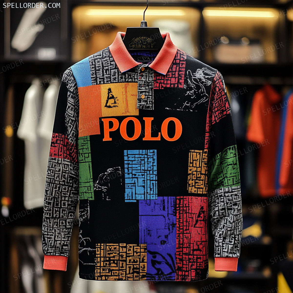 Classic comfortable business leisure vacation Long Sleeve Polo Shirts