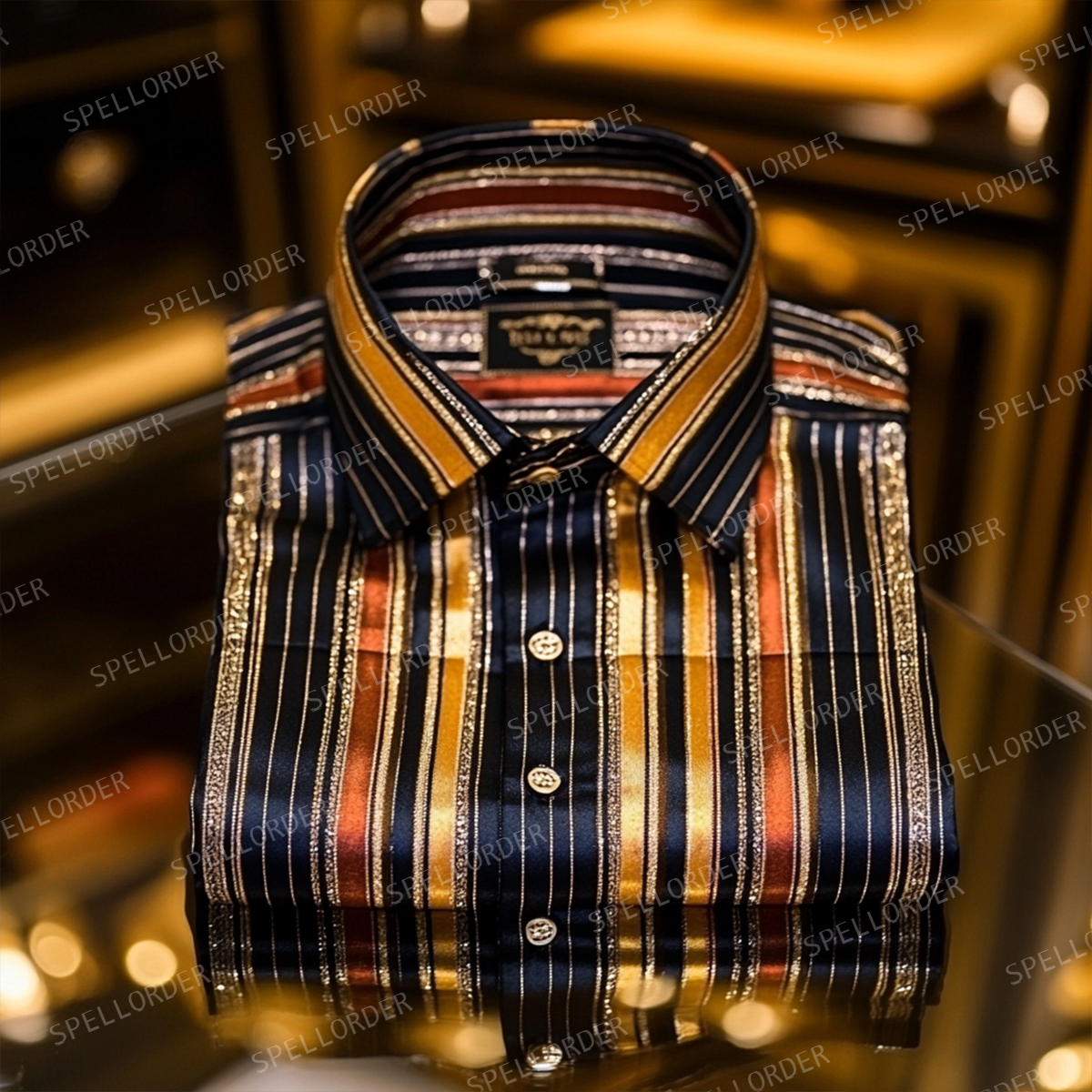 Western luxury exclusive design classic business vacation casual shirt