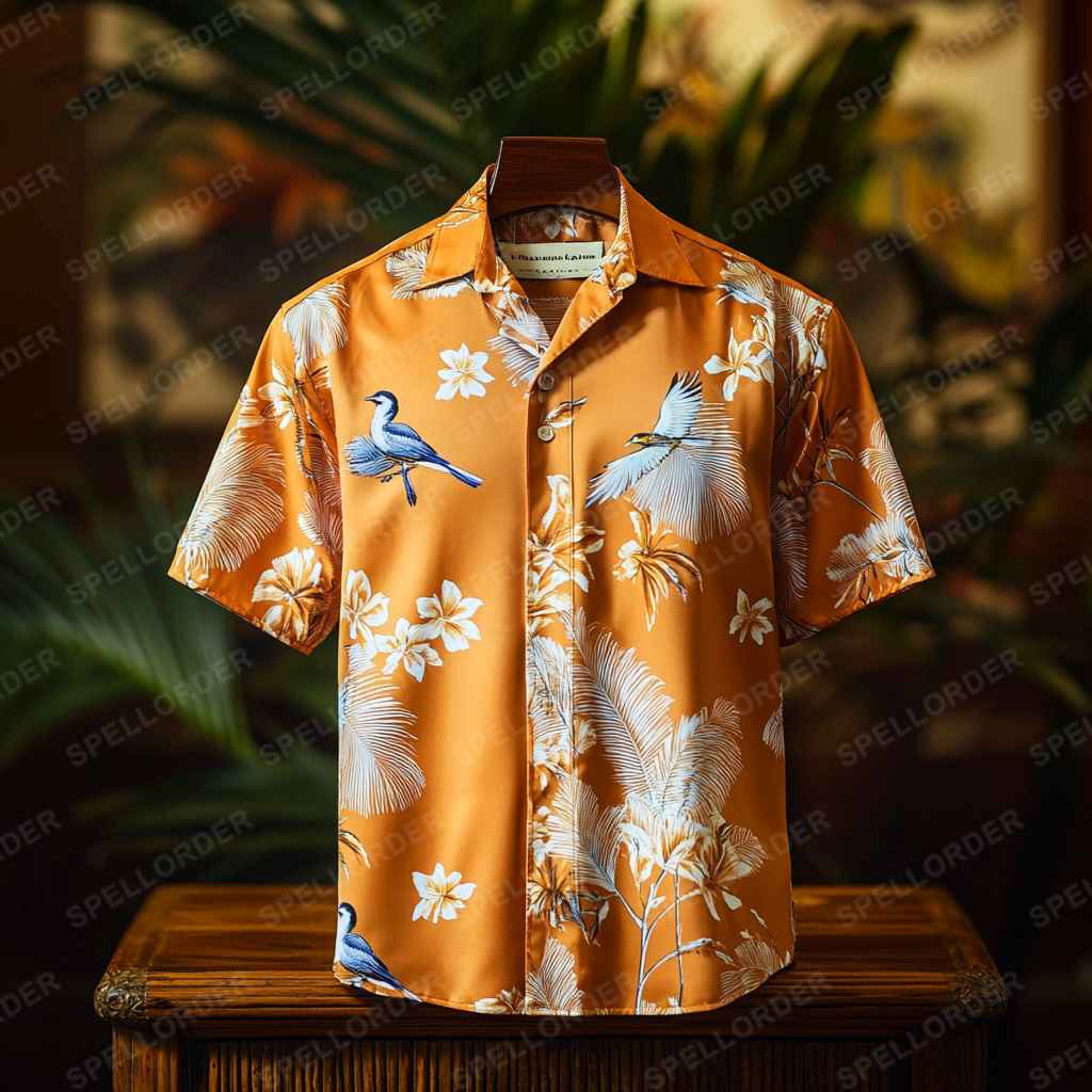 Supreme Comfort Luxe Soft Stretch Vacation Casual Hawaii Shirt 