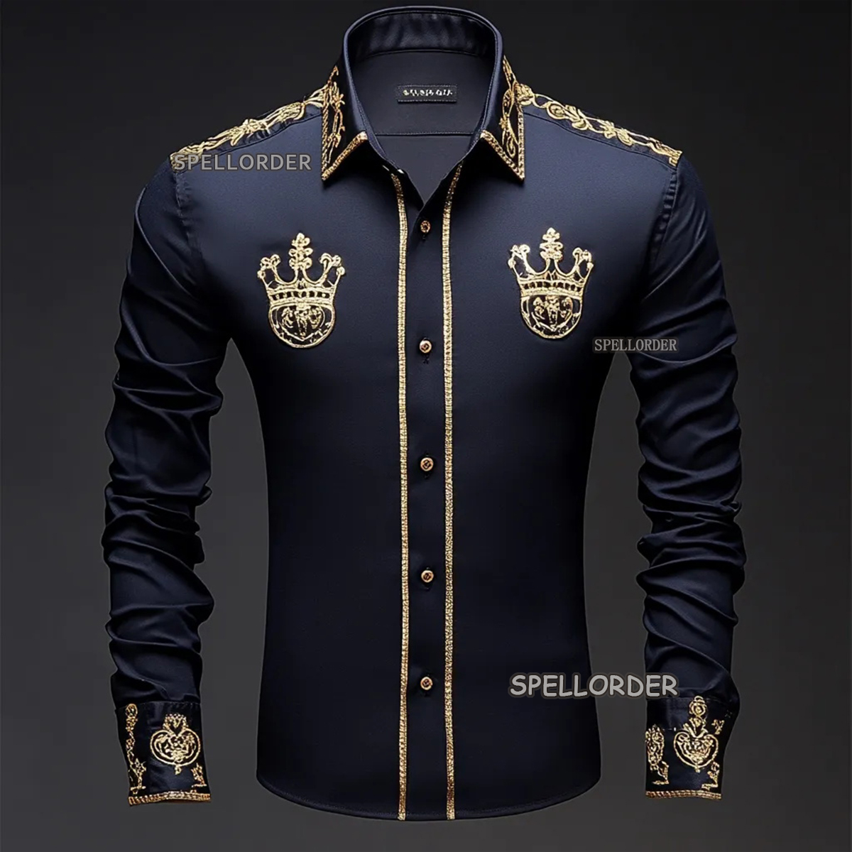 Sophistication And Refined Elegance-100% Good Quality High Elasticity Anti-Wrinkle Shirt