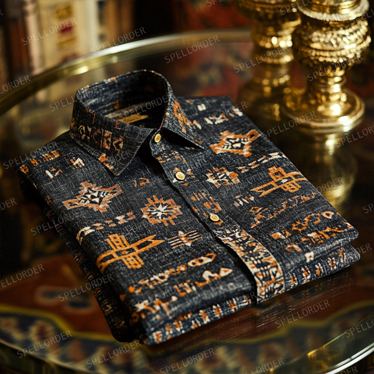 Men Classic Casual Linen Cotton Shirt