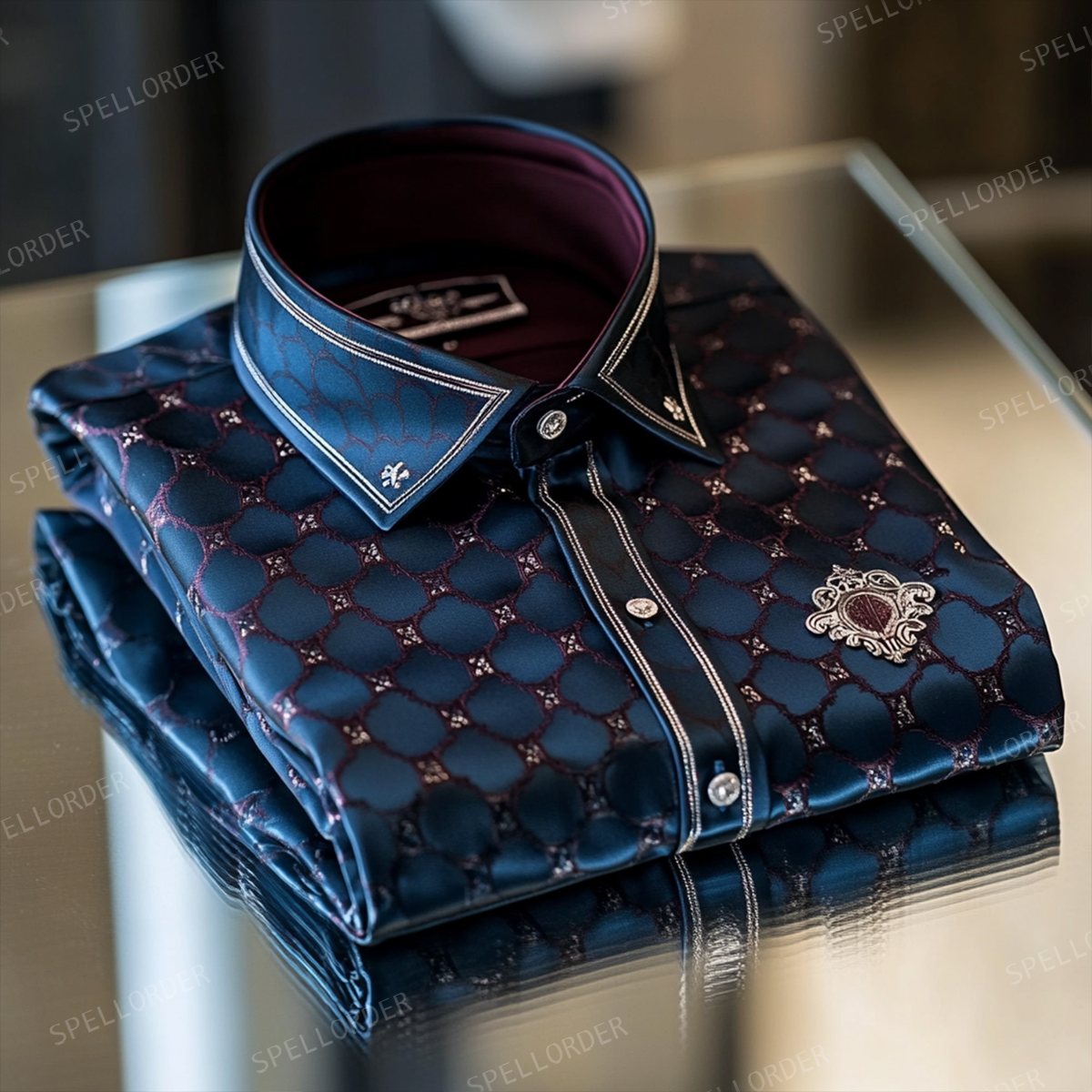 Men's sophisticated business casual vacation shirts high quality high elasticity 100% anti-wrinkle shirt