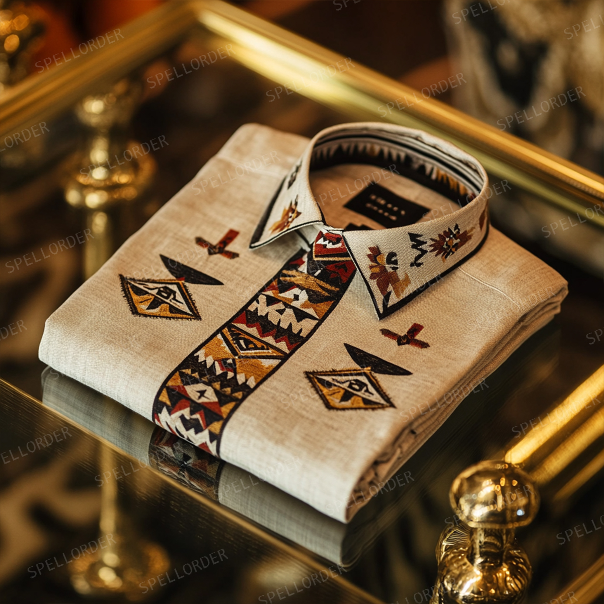 Men Classic Casual Linen Cotton Shirt