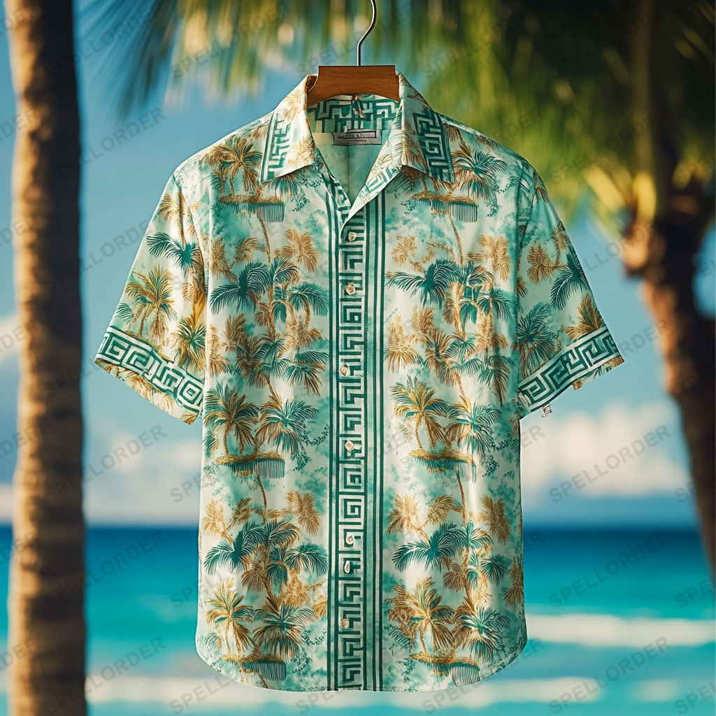 Supreme Comfort Luxe Soft Stretch Vacation Casual Hawaii Shirt 