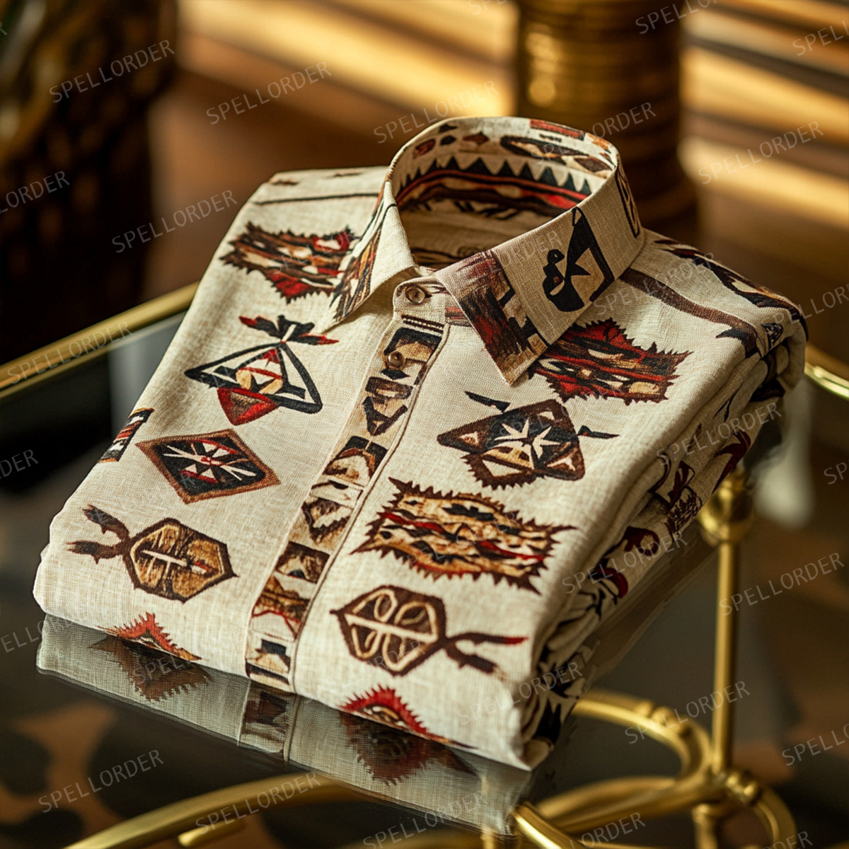 Men Classic Casual Linen Cotton Shirt