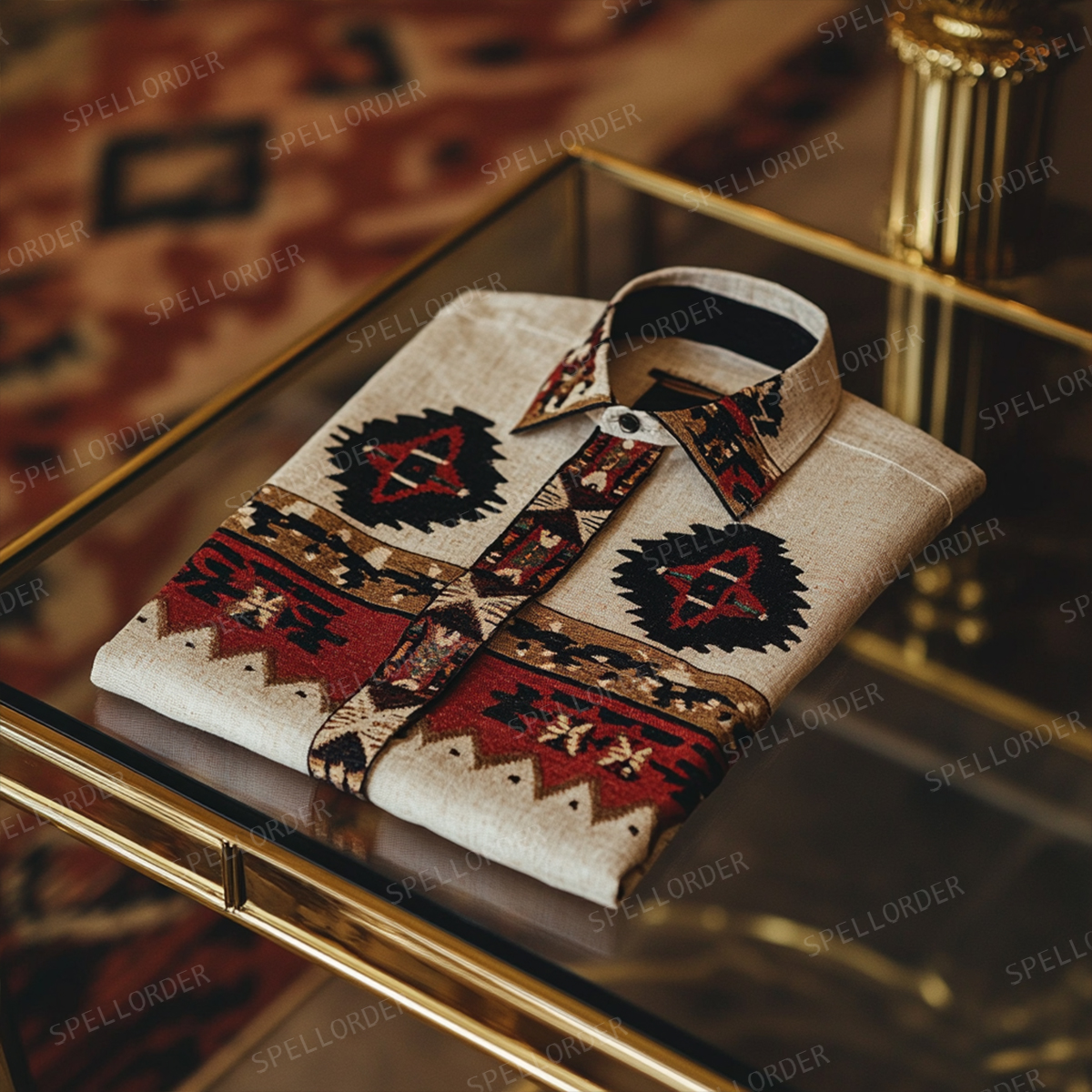 Men Classic Casual Linen Cotton Shirt