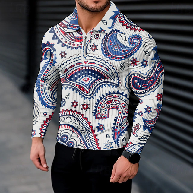 Perfect fit comfortable business leisure vacation Long Sleeve Polo Shirts