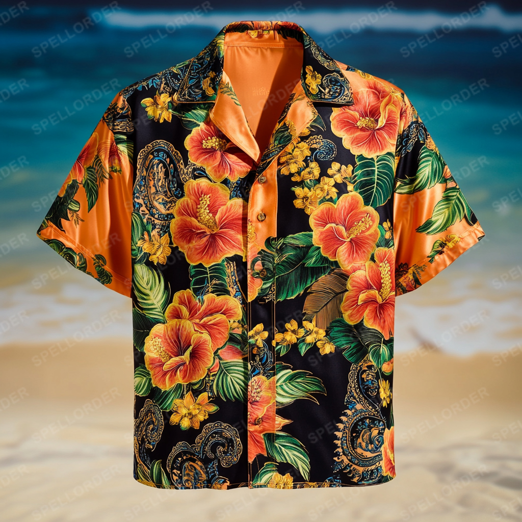 Supreme Comfort Luxe Soft Stretch Vacation Casual Hawaii Shirt 