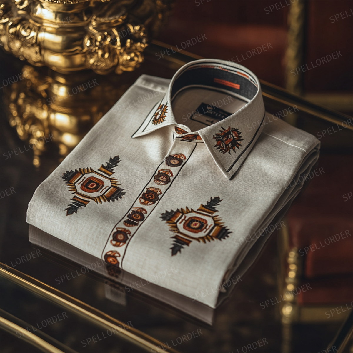 Men Classic Casual Linen Cotton Shirt