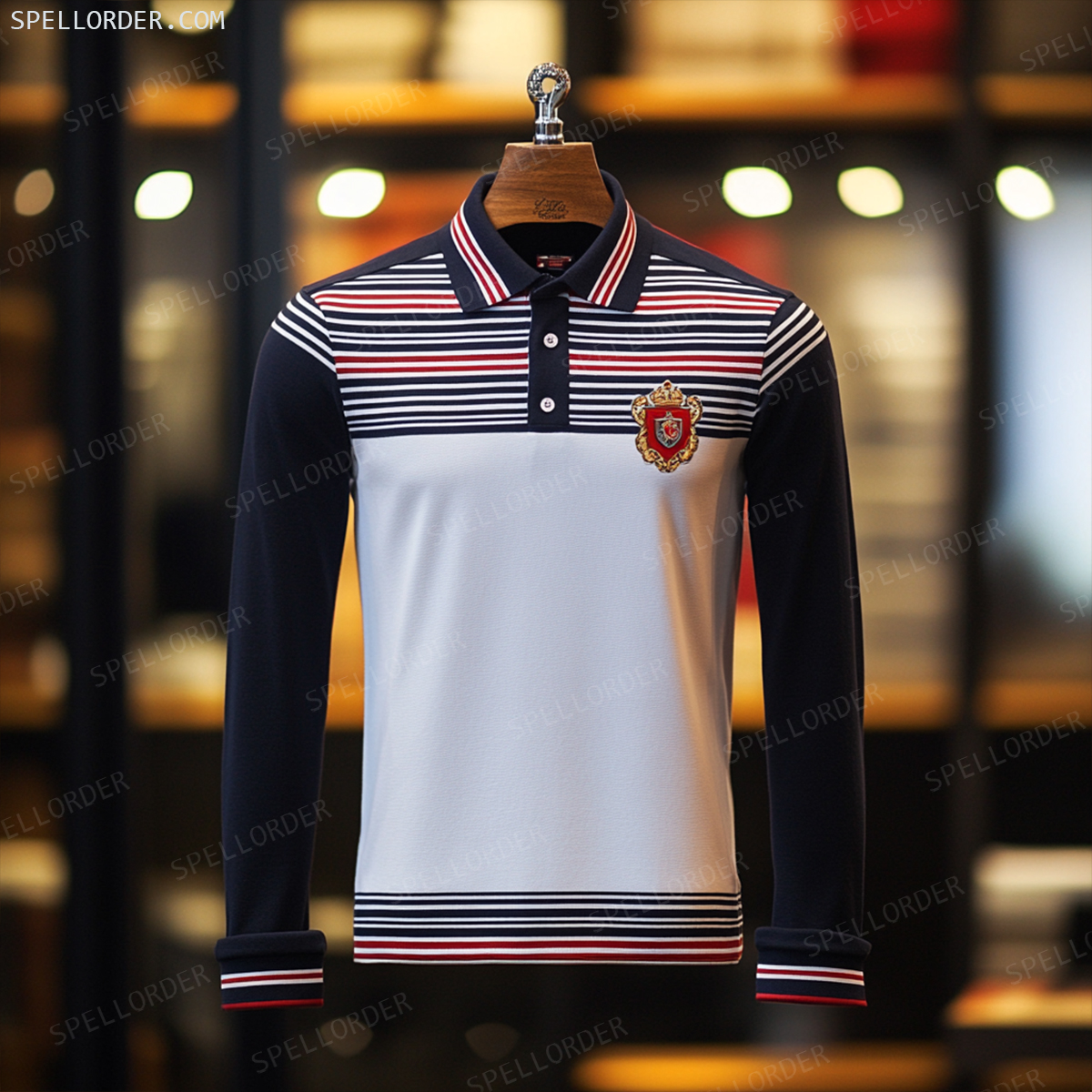 Classic comfortable business leisure vacation Long Sleeve Polo Shirts