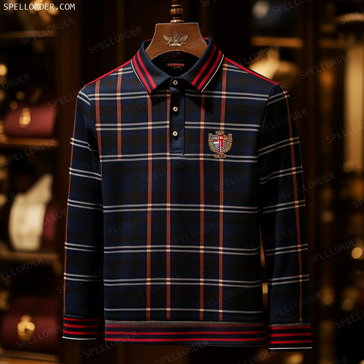 Classic comfortable business leisure vacation Long Sleeve Polo Shirts