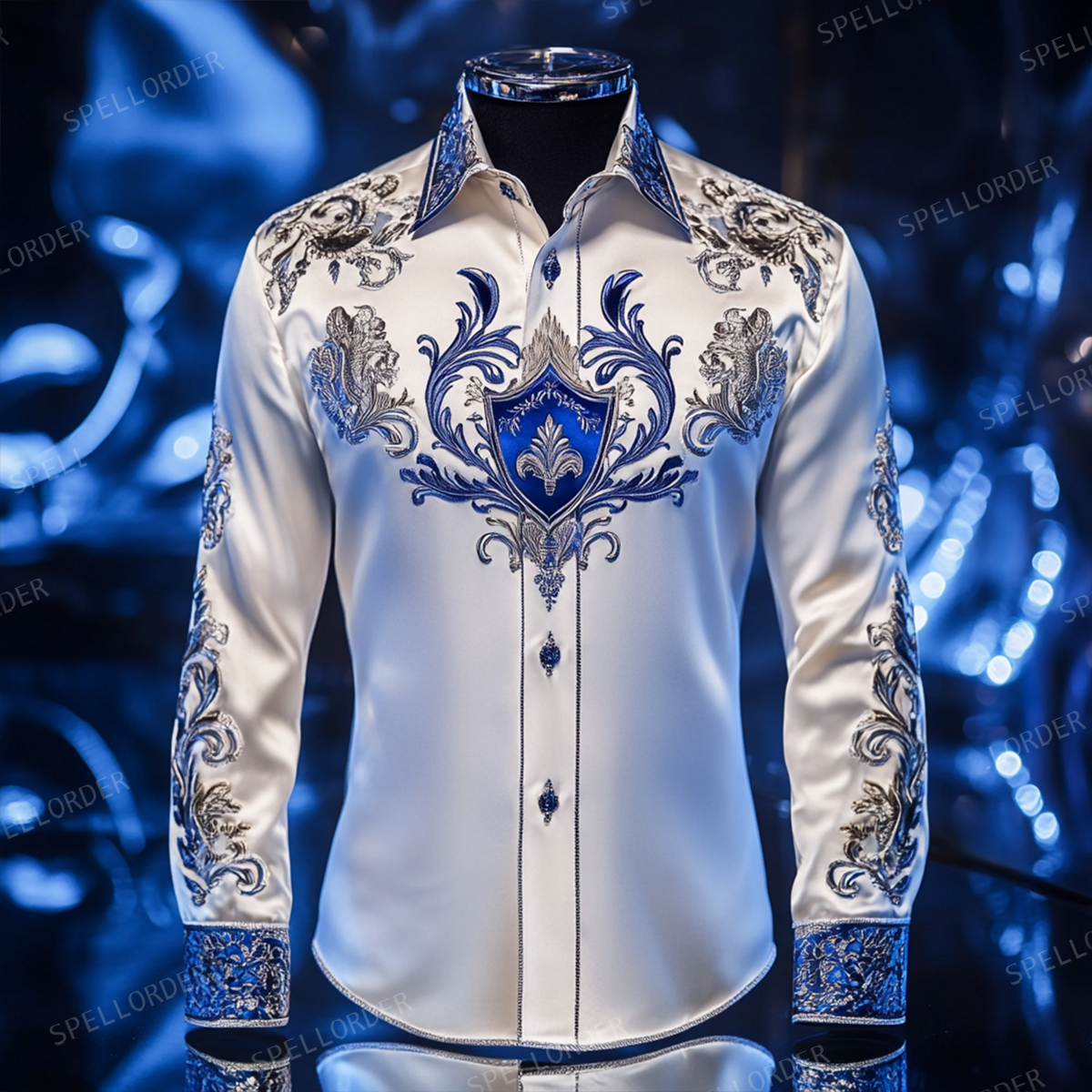 Men's sophisticated business casual vacation shirts high quality high elasticity 100% anti-wrinkle shirt