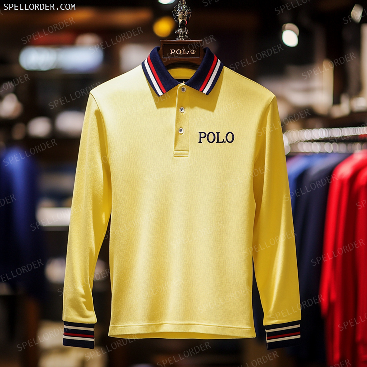 Classic comfortable business leisure vacation Long Sleeve Polo Shirts