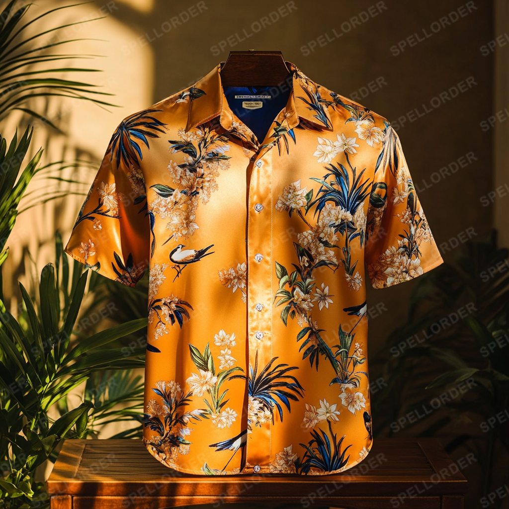 Supreme Comfort Luxe Soft Stretch Vacation Casual Hawaii Shirt 