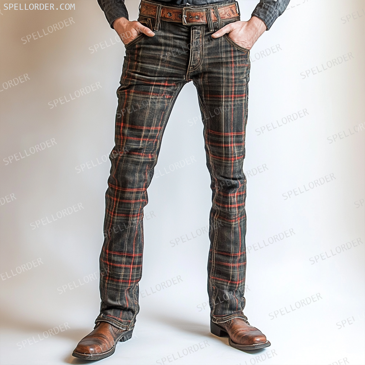 American western style jeans 