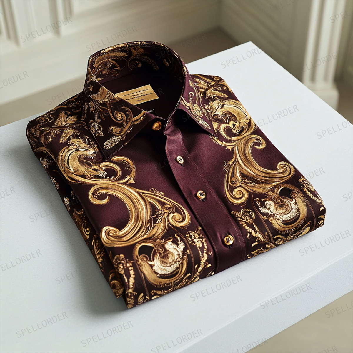 High-end Men's Shirt Exclusive Luxury Styles Comfortable Business Leisure Vacation Shirt