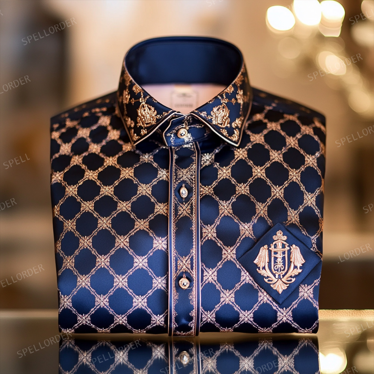 Men's sophisticated business casual vacation shirts high quality high elasticity 100% anti-wrinkle shirt