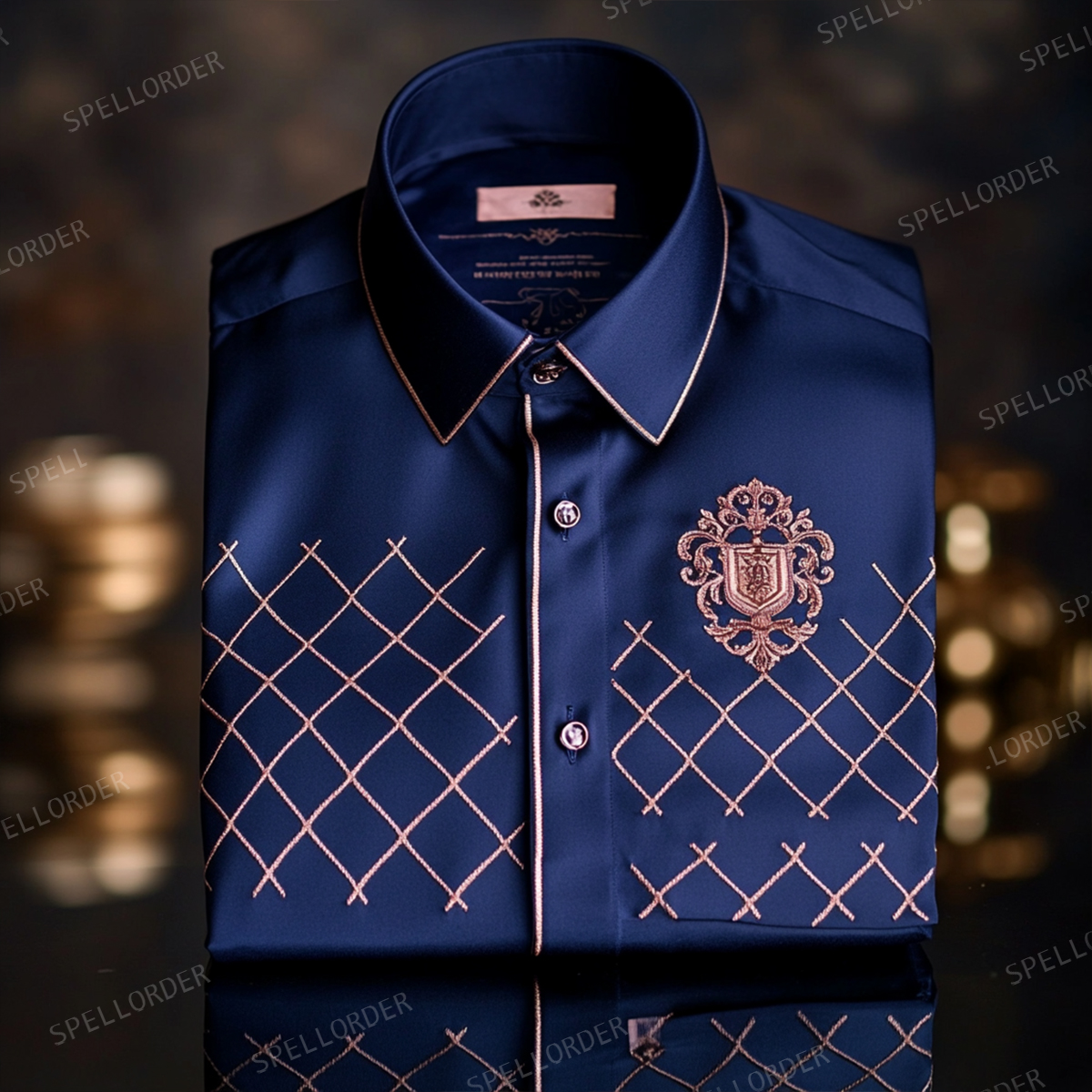 Men's sophisticated business casual vacation shirts high quality high elasticity 100% anti-wrinkle shirt
