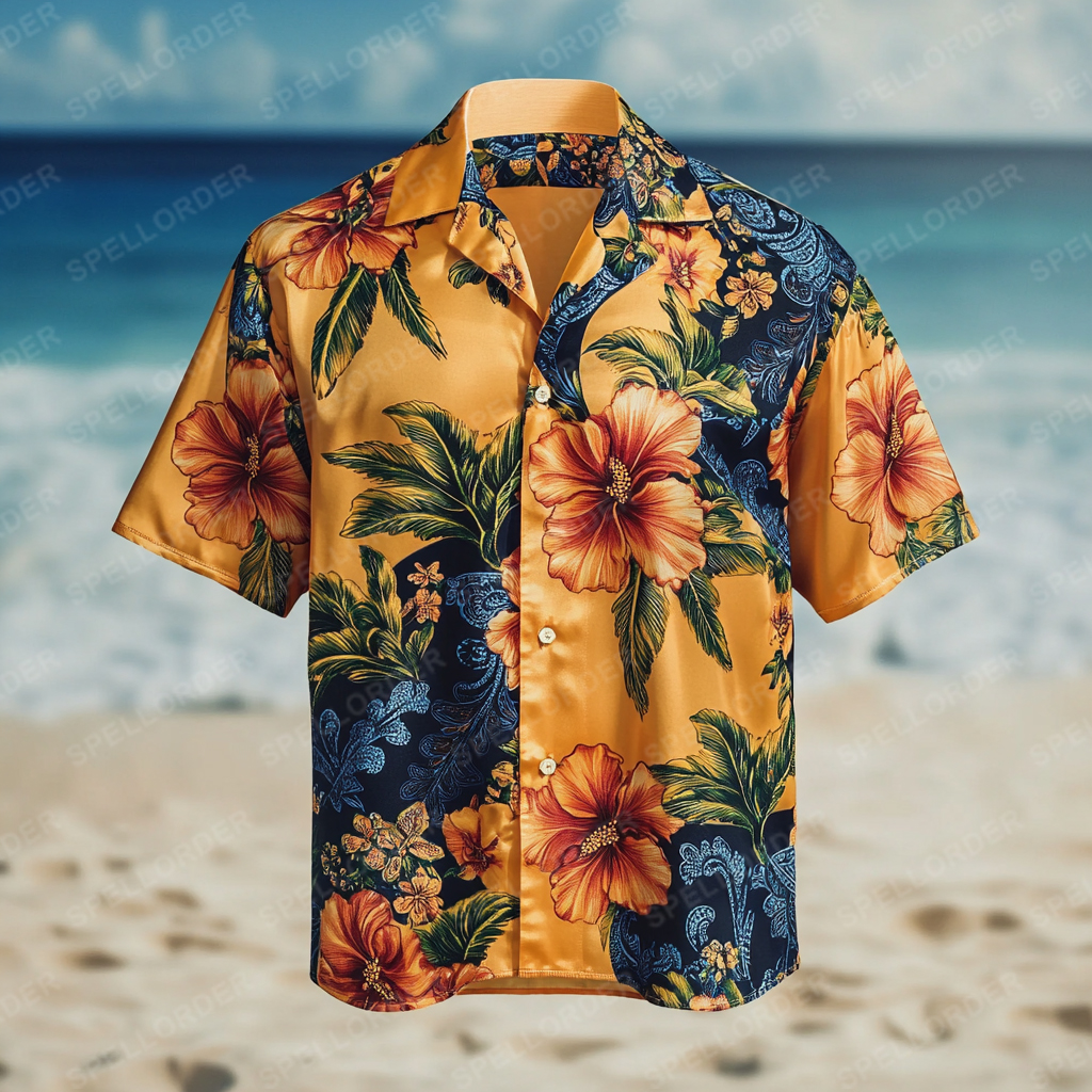 Supreme Comfort Luxe Soft Stretch Vacation Casual Hawaii Shirt 