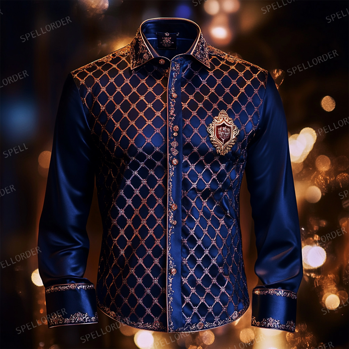 Men's sophisticated business casual vacation shirts high quality high elasticity 100% anti-wrinkle shirt