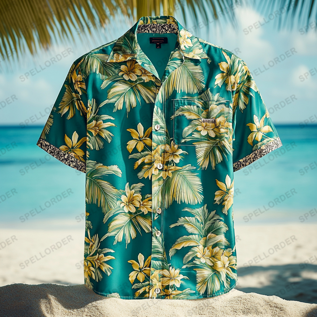 Supreme Comfort Luxe Soft Stretch Vacation Casual Hawaii Shirt 