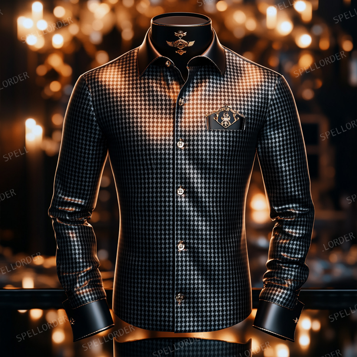 Men's sophisticated business casual vacation shirts high quality high elasticity 100% anti-wrinkle shirt