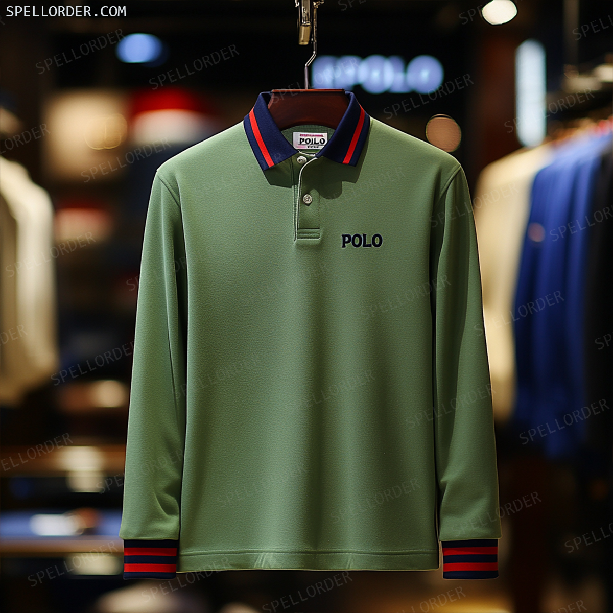 Classic comfortable business leisure vacation Long Sleeve Polo Shirts