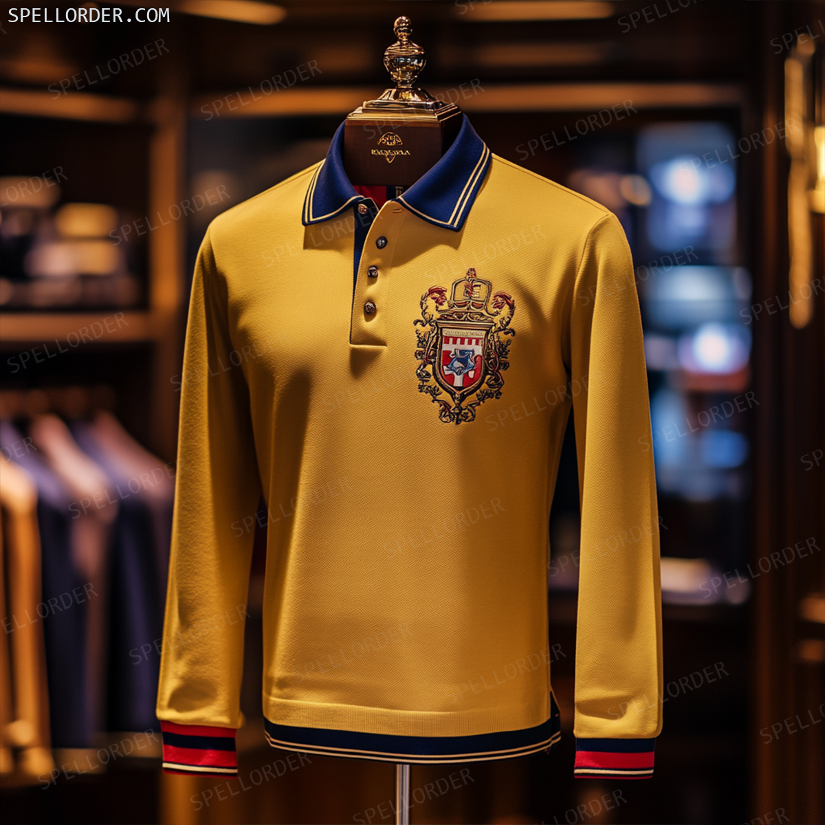 Classic comfortable business leisure vacation Long Sleeve Polo Shirts