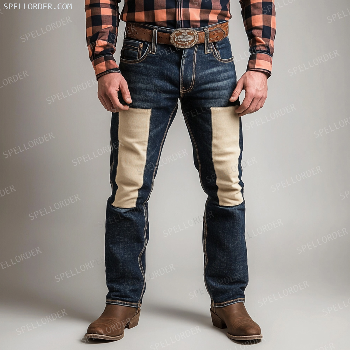 American western style jeans 
