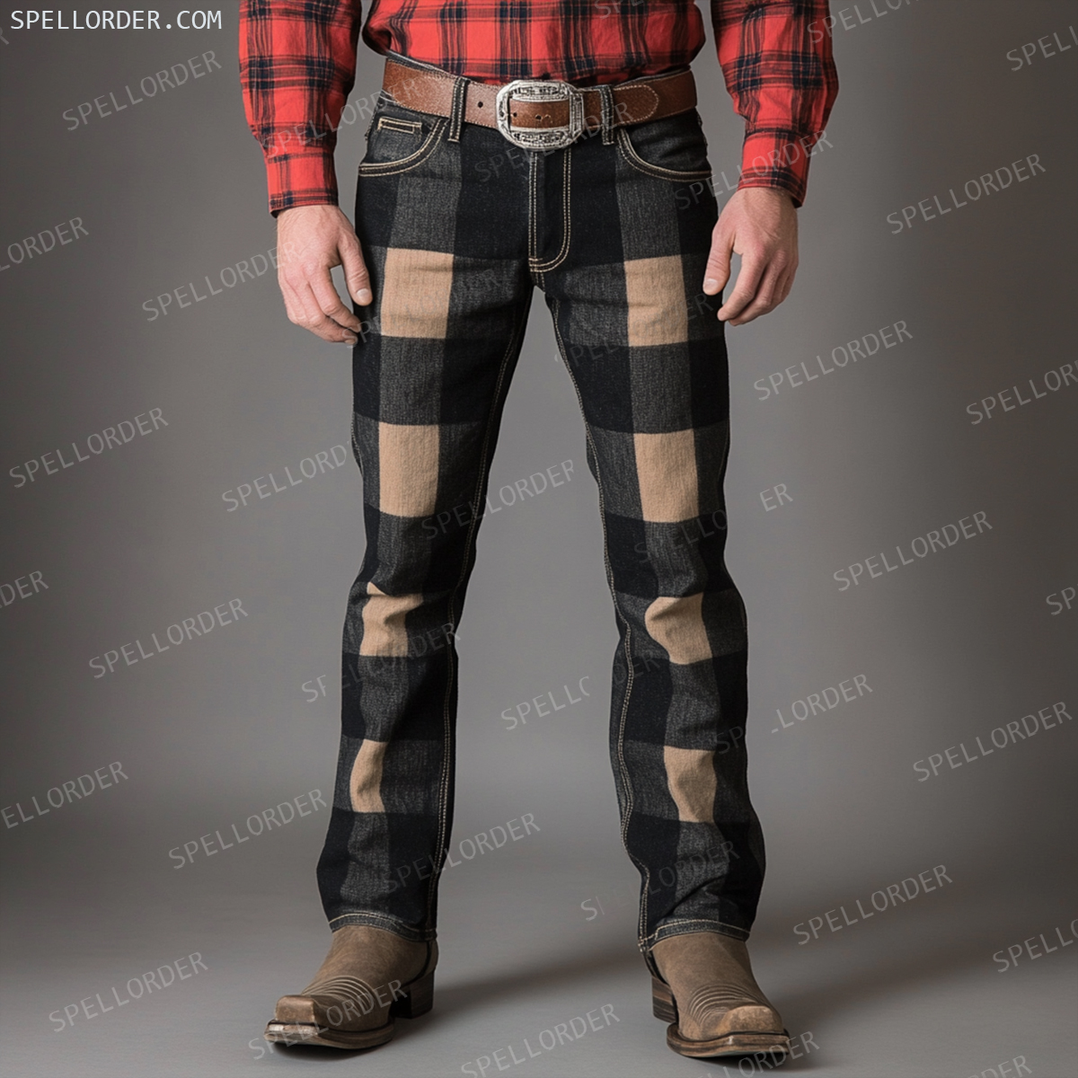 American western style jeans 