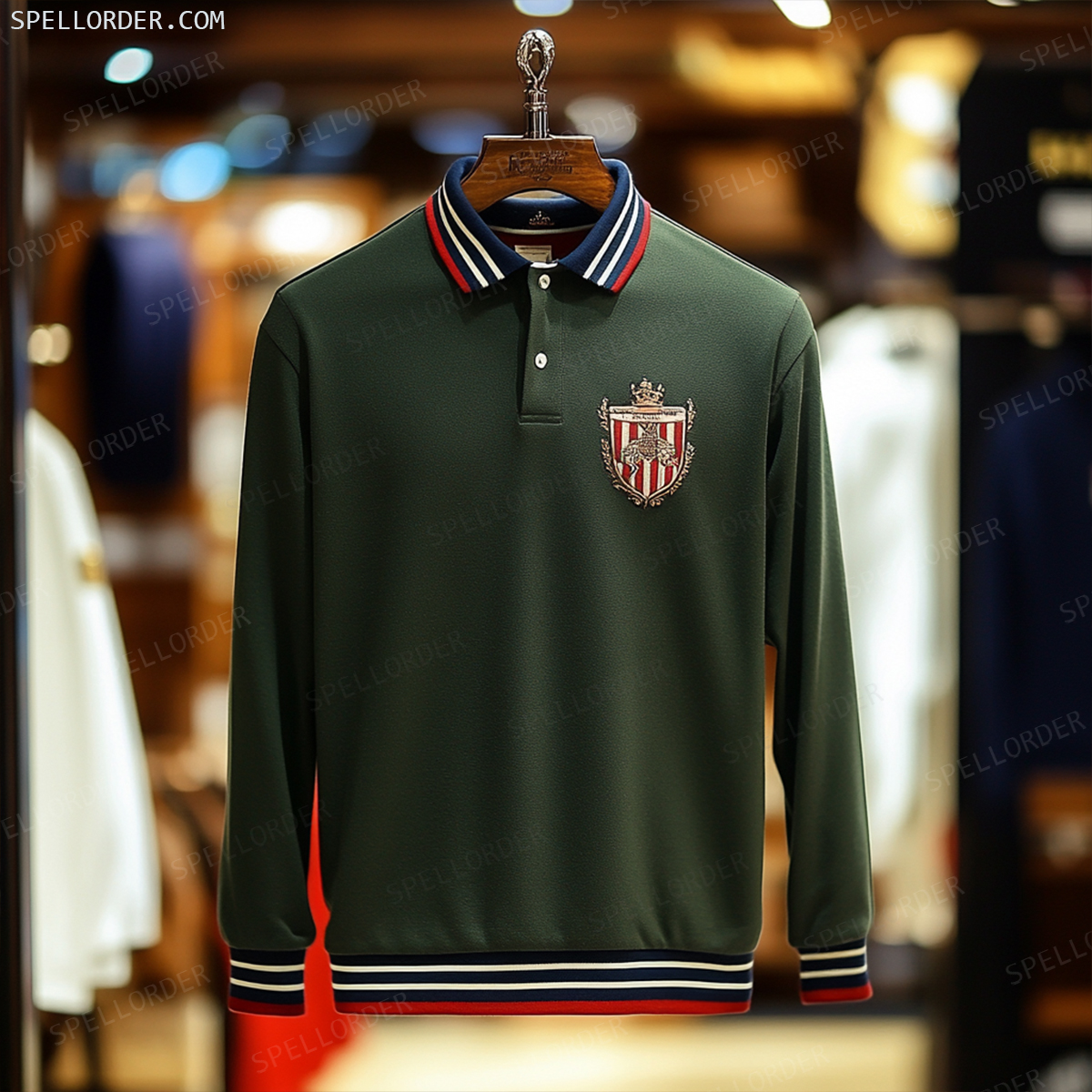 Classic comfortable business leisure vacation Long Sleeve Polo Shirts