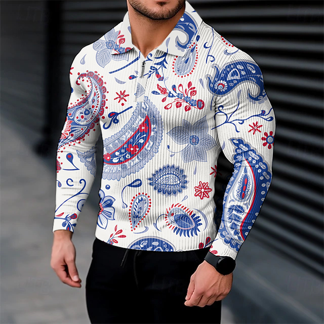 Perfect fit comfortable business leisure vacation Long Sleeve Polo Shirts