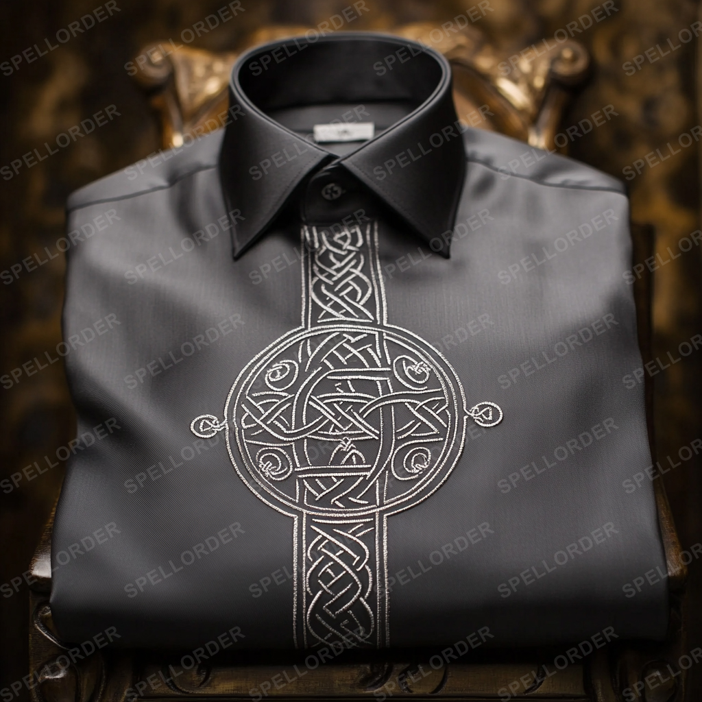 Classic viking style wrinkle-resistant formal casual long sleeve shirt