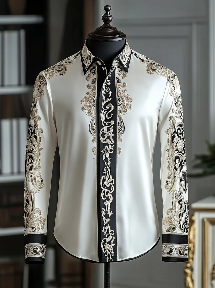 Men's Luxury Gorgeous Long Sleeve Shirt