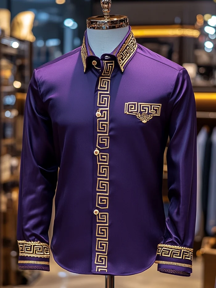 Sophistication And Refined Elegance-100% Good Quality High Elasticity Anti-Wrinkle Shirt