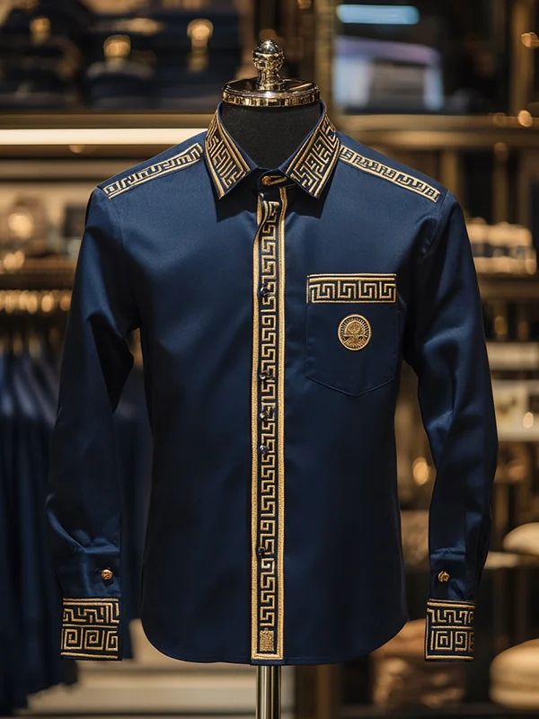 Men's Luxury Gorgeous Long Sleeve Shirt