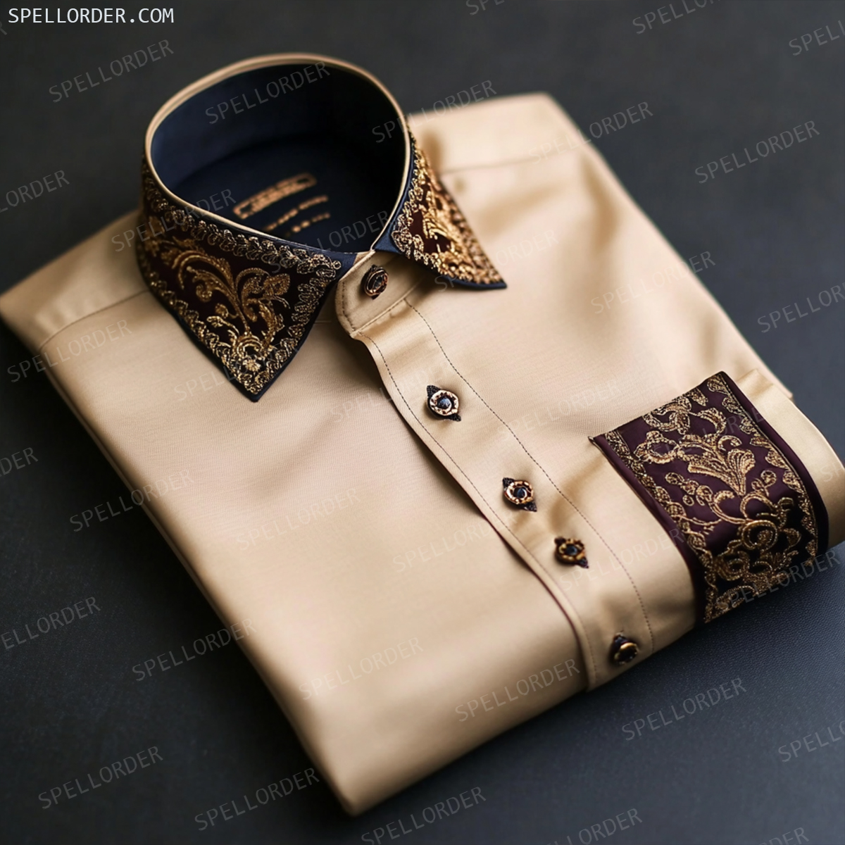 Luxury Premium Business Casual Long Sleeve Shirt High Elasticity 