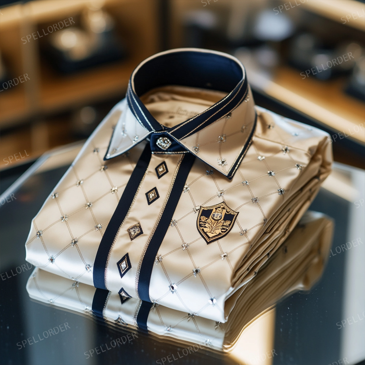 Men's sophisticated business casual vacation shirts high quality high elasticity 100% anti-wrinkle shirt